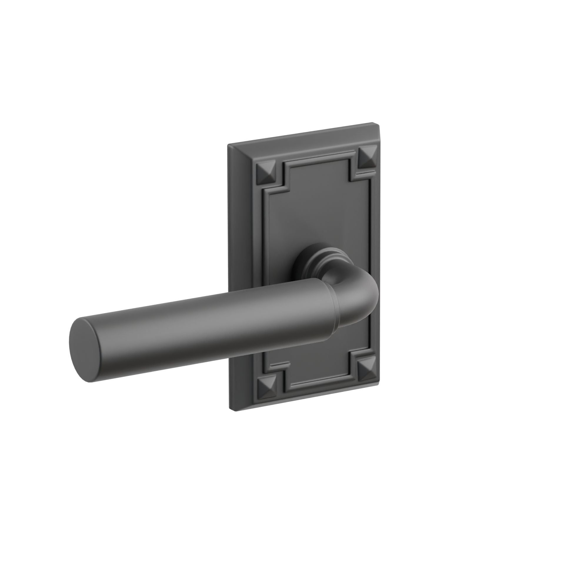 Emtek Concealed Fastener Manning Lever Set With Arts & Crafts Rosette