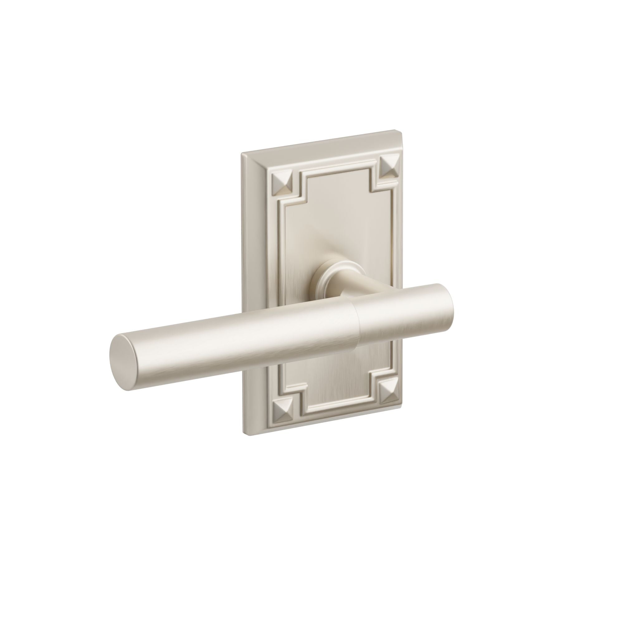 Emtek Concealed Fastener Myles Lever Set With Arts & Crafts Rosette