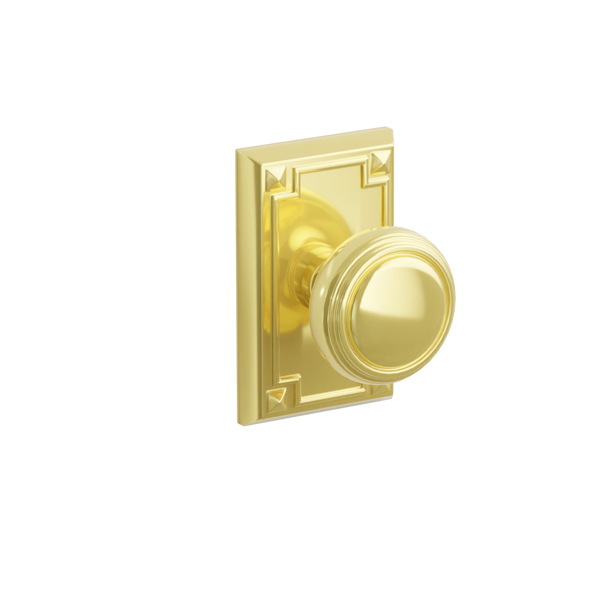 Emtek Norwich Knob Set with Arts & Crafts Rosette