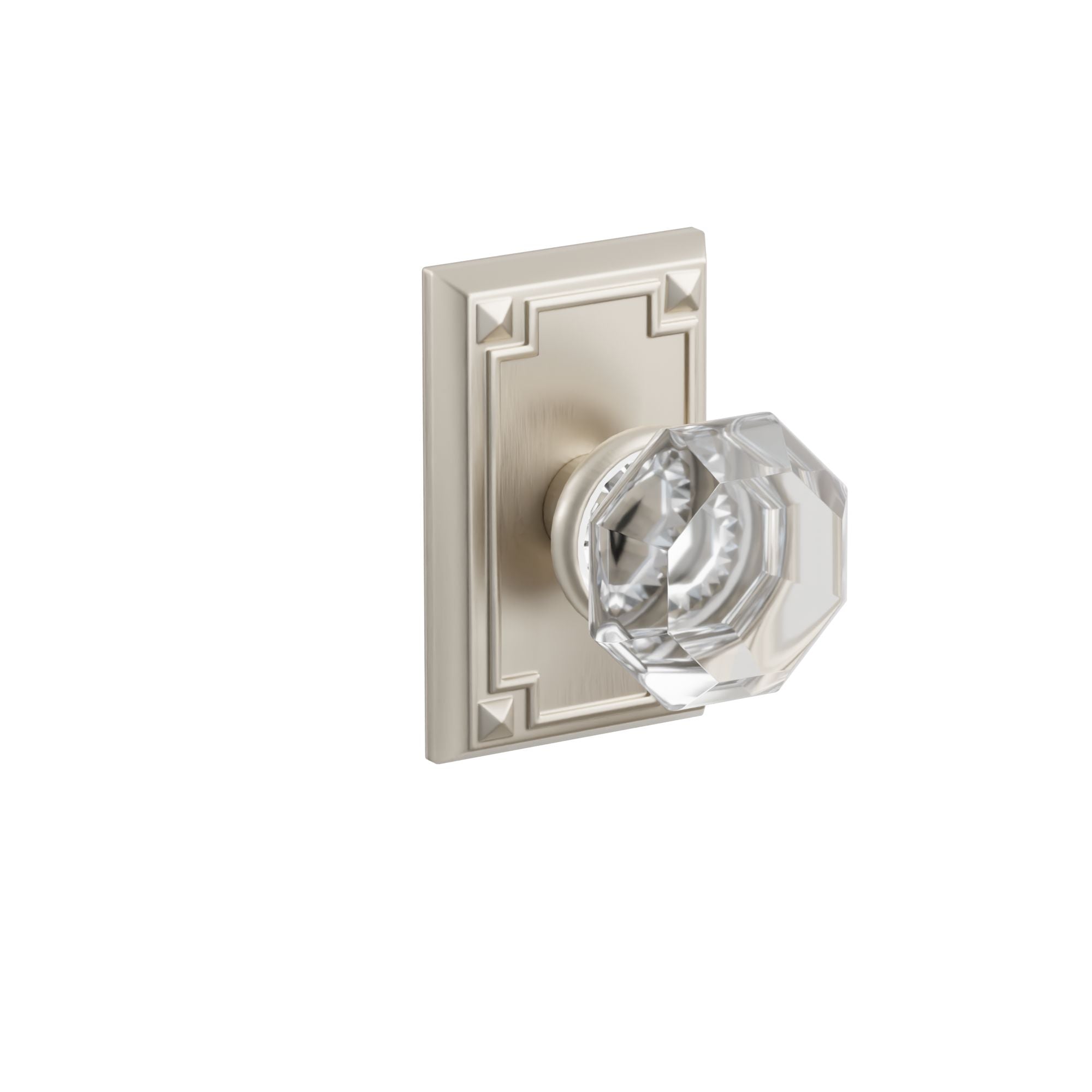 Emtek Concealed Fastener Old Town Knob Set With Arts & Crafts Rosette