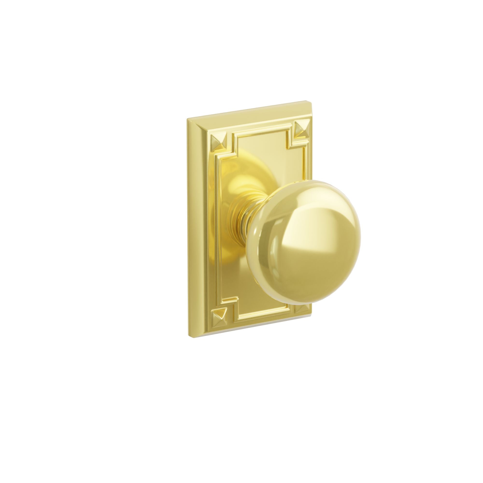 Emtek Providence Knob Set with Arts & Crafts Rosette