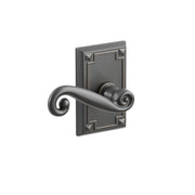 Emtek Concealed Fastener Rustic Lever Set With Arts & Crafts Rosette