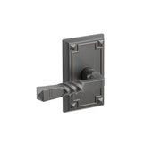 Emtek Concealed Fastener Santa Fe Lever Set With Arts & Crafts Rosette