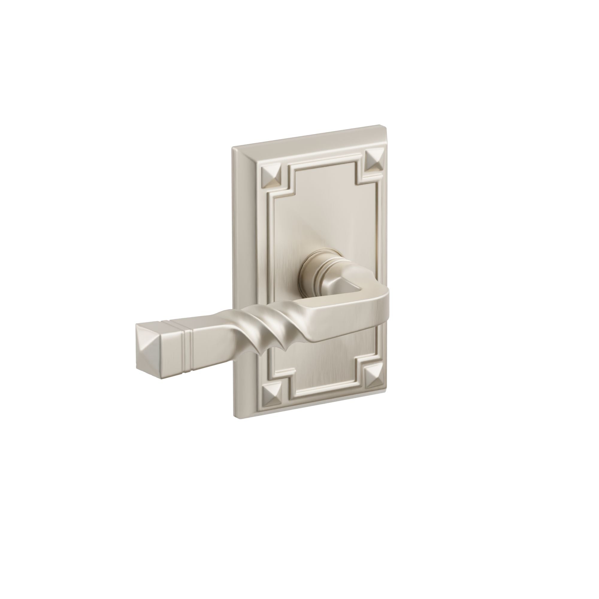 Emtek Concealed Fastener Santa Fe Lever Set With Arts & Crafts Rosette