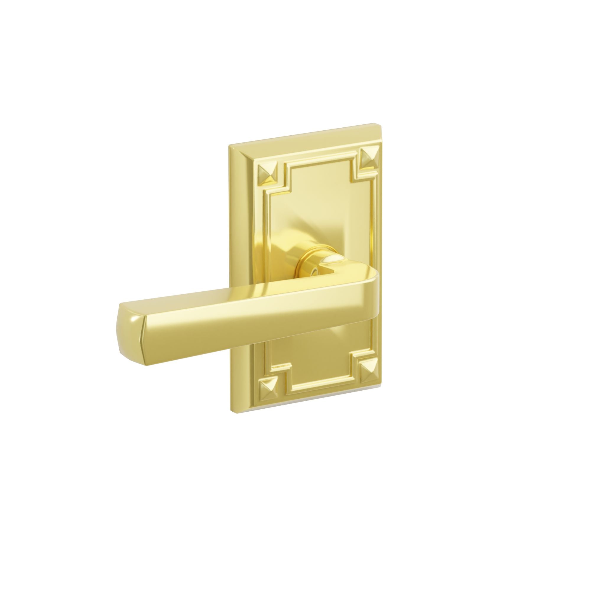 Emtek Concealed Fastener Sion Lever Set With Arts & Crafts Rosette