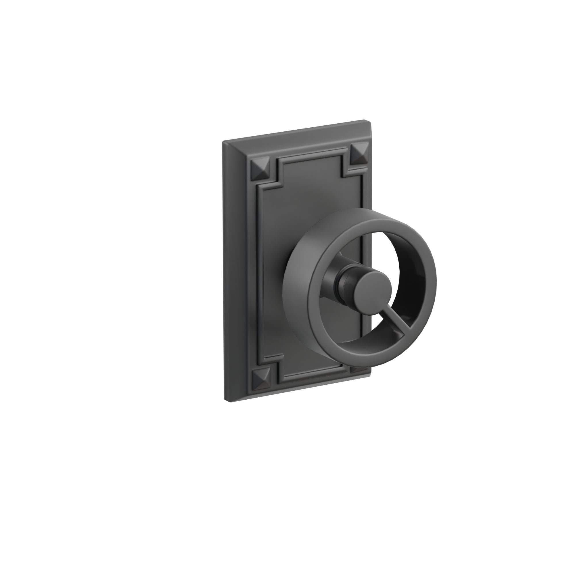 Emtek Spoke Knob Set with Arts & Crafts Rosette