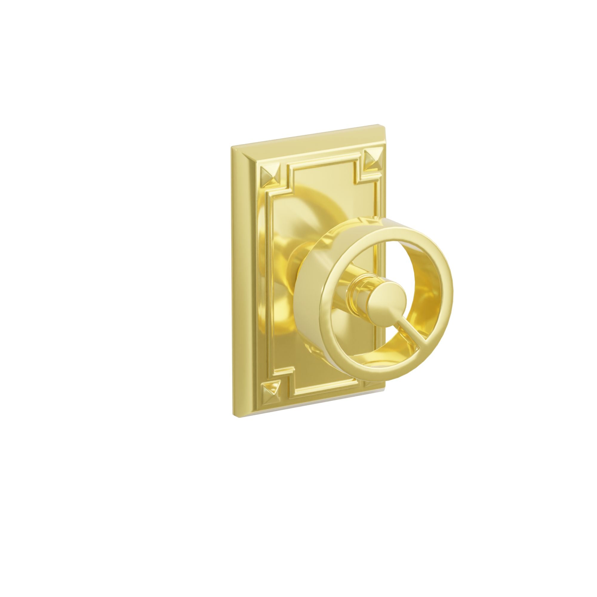 Emtek Spoke Knob Set with Arts & Crafts Rosette