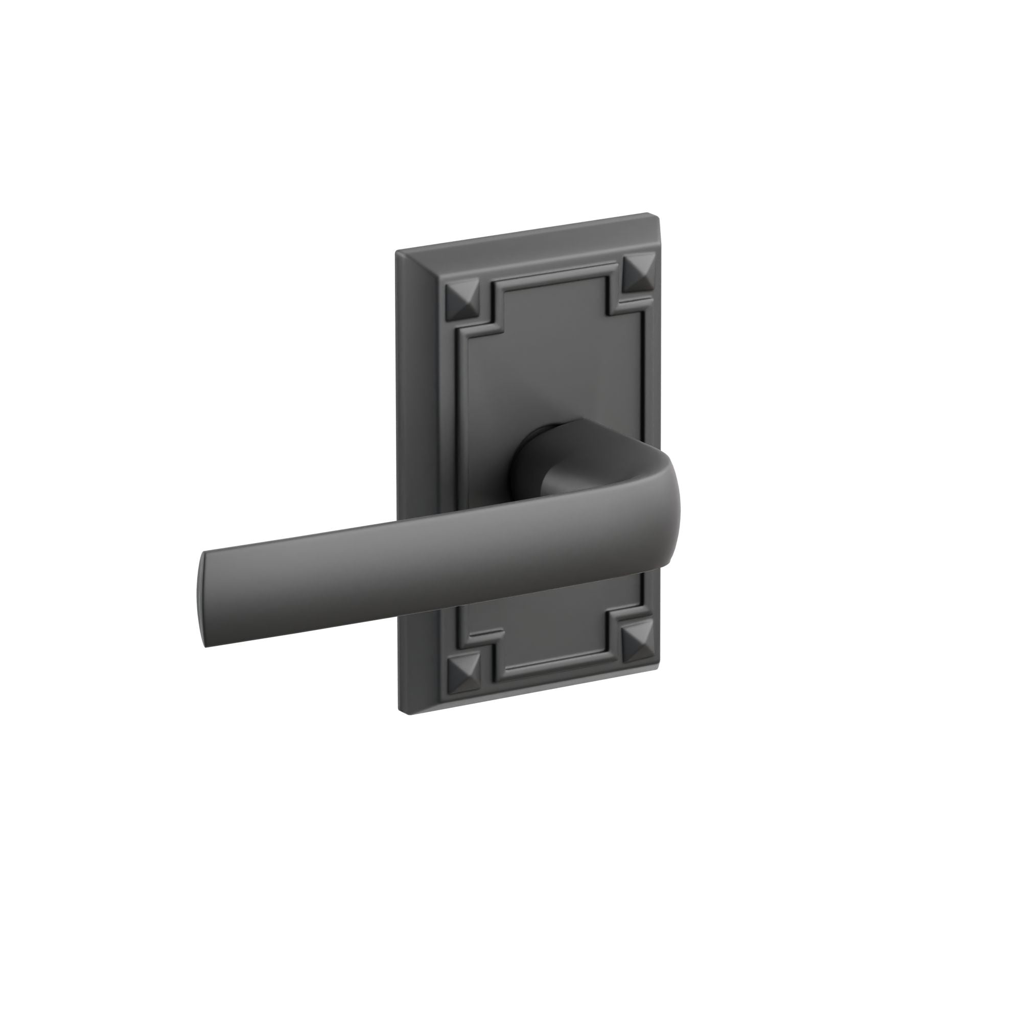 Emtek Concealed Fastener Spencer Lever Set With Arts & Crafts Rosette