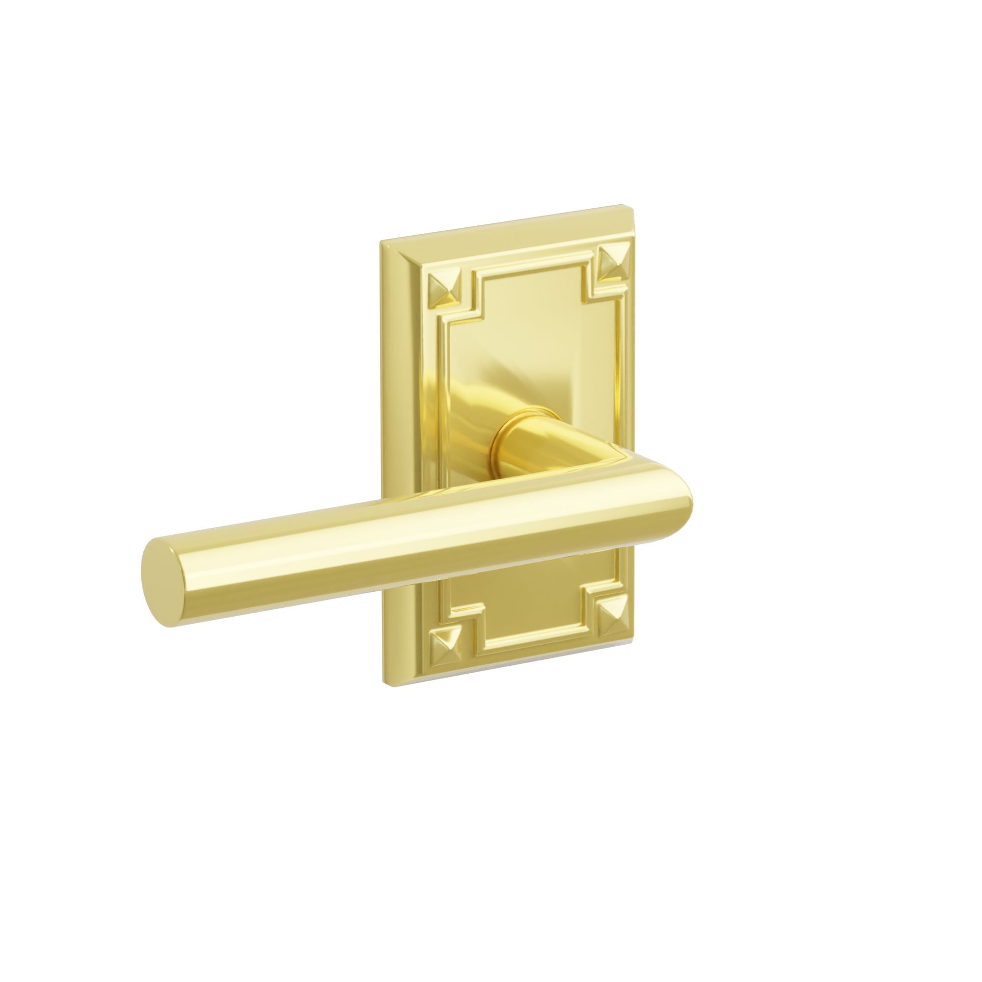 Emtek Concealed Fastener Stuttgart Lever Set With Arts & Crafts Rosette