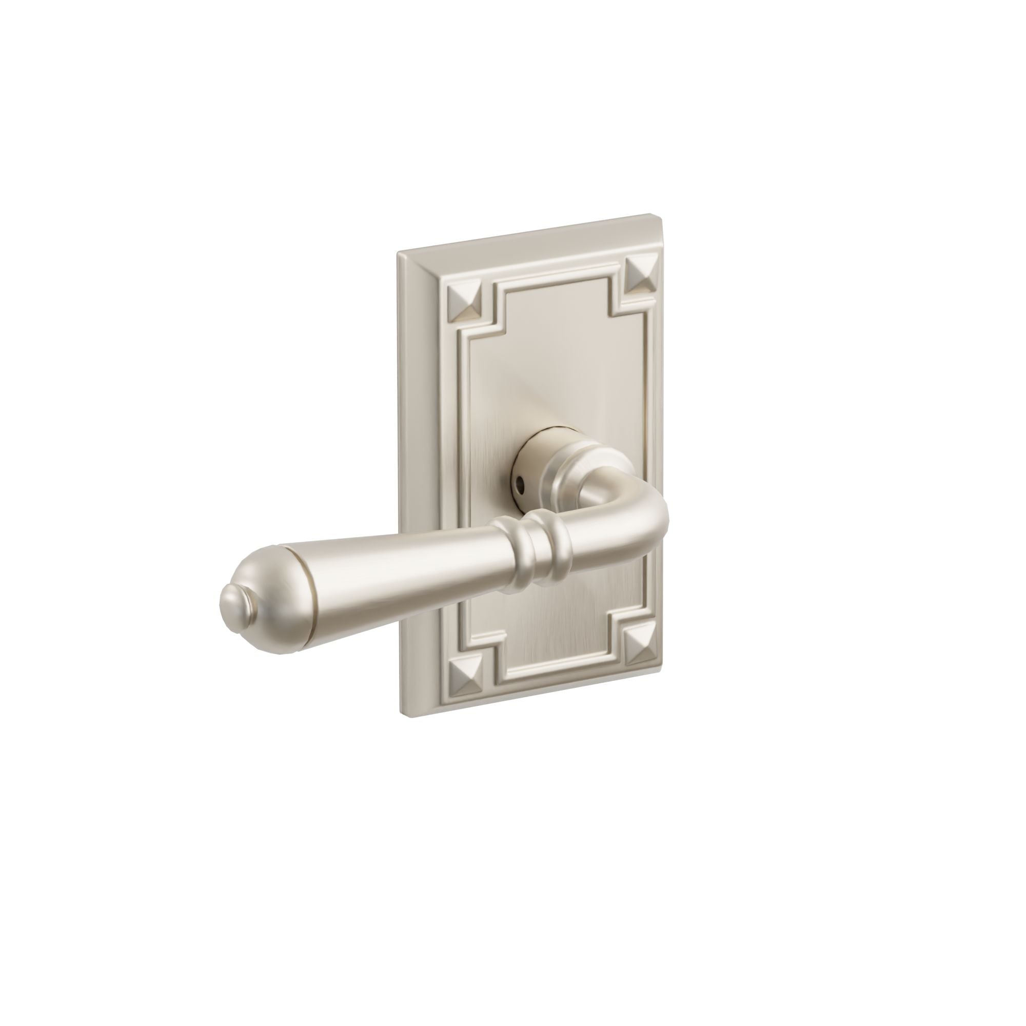 Emtek Concealed Fastener Turino Lever Set With Arts & Crafts Rosette