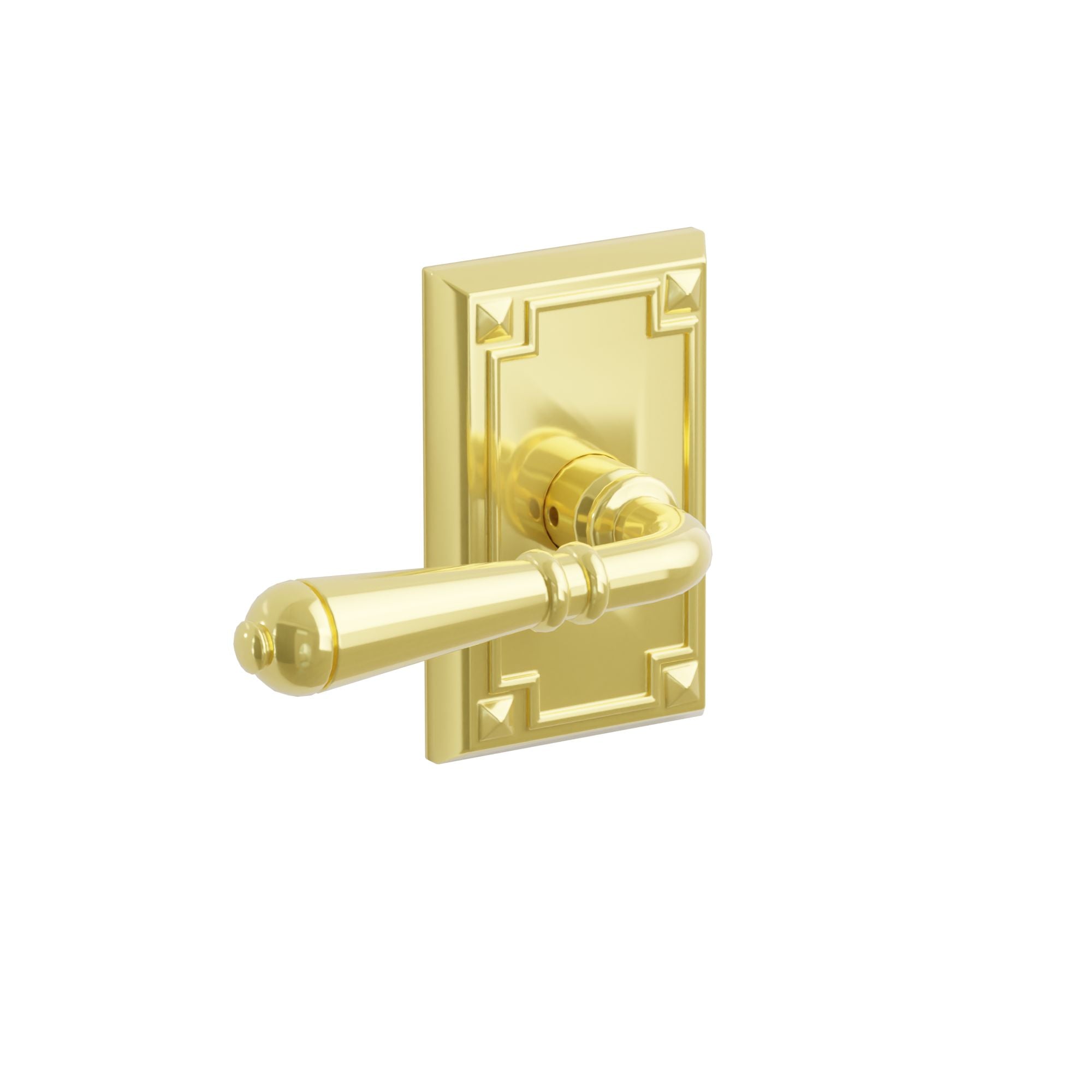 Emtek Stuttgart Lever Set with Arts & Crafts Rosette