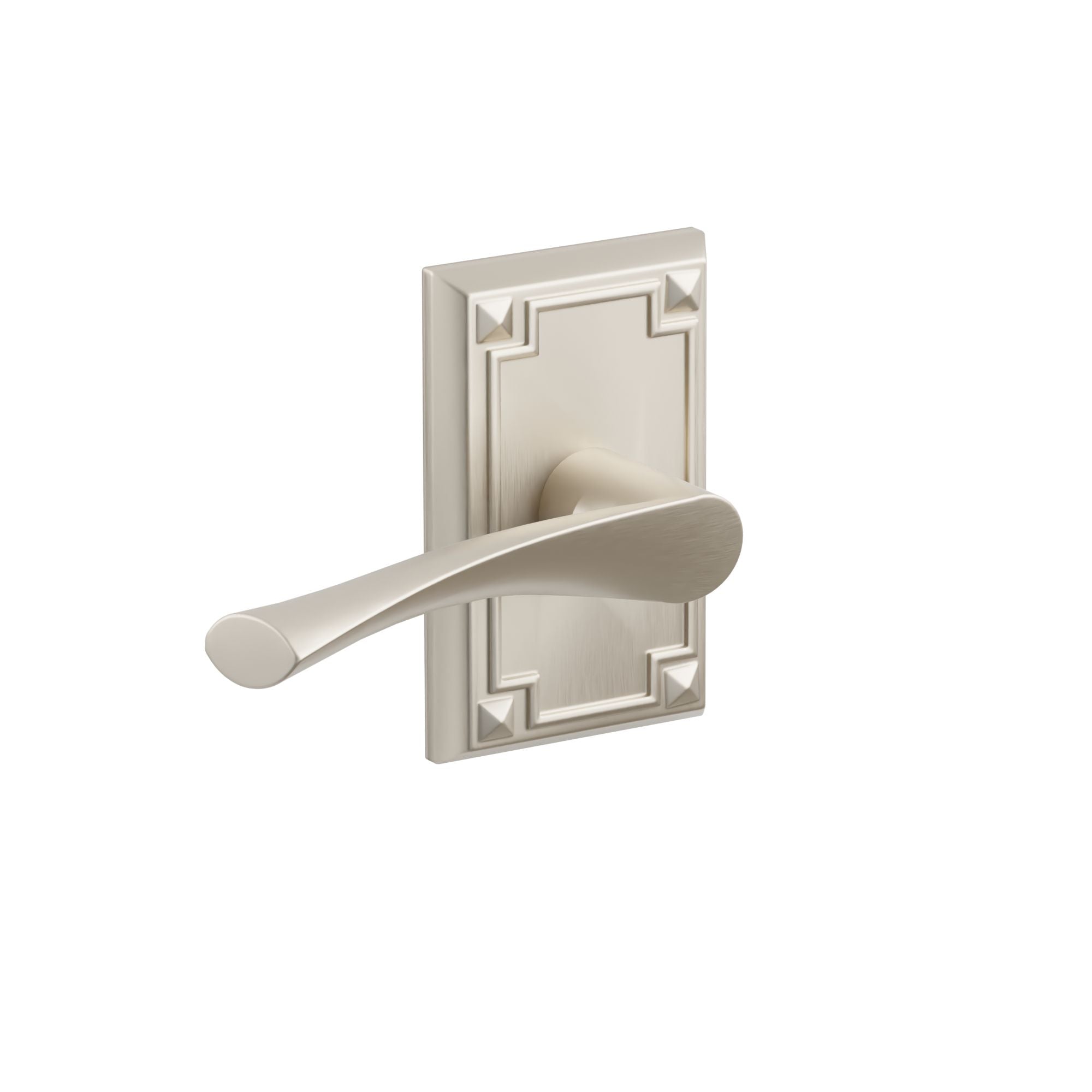 Emtek Triton Lever Set with Arts & Crafts Rosette