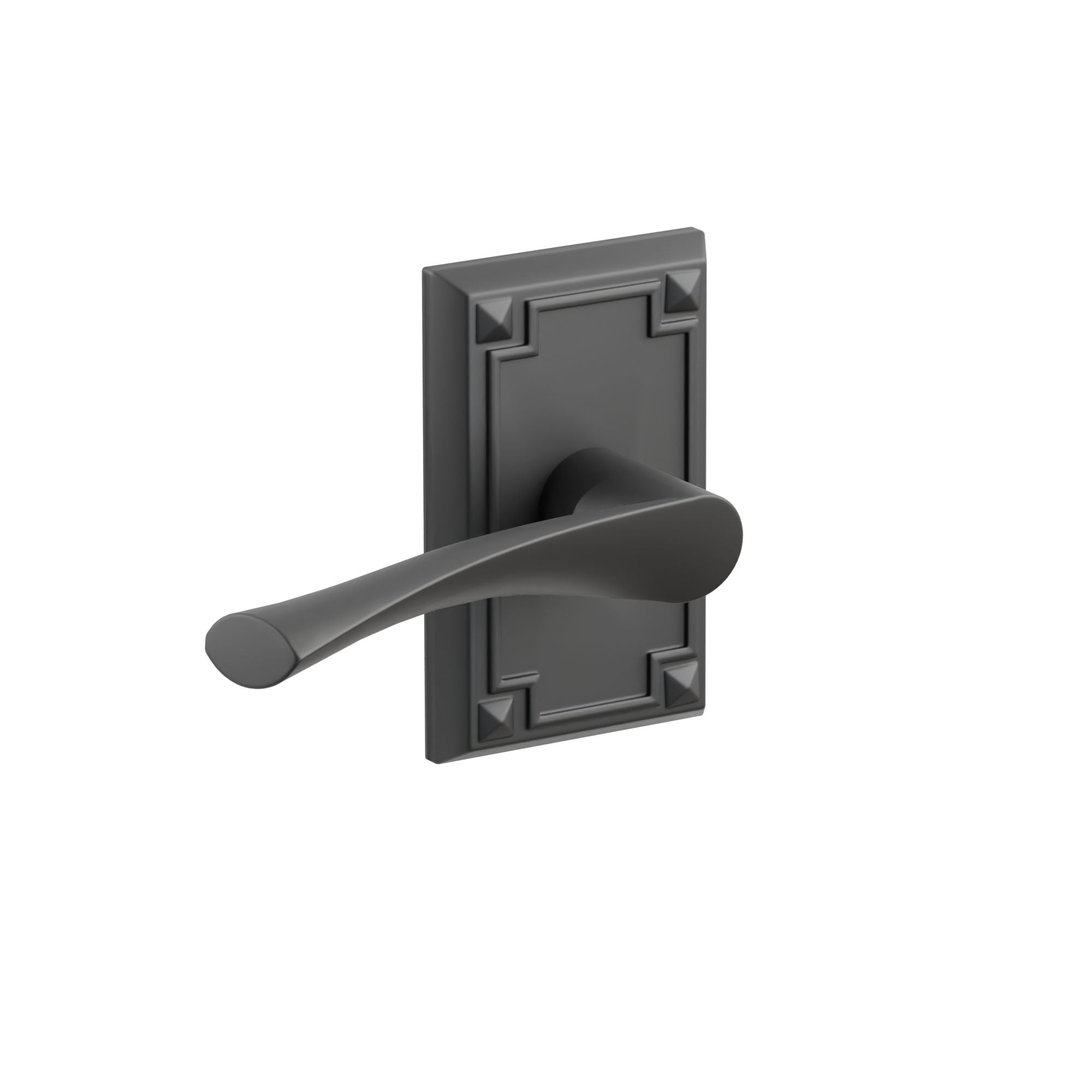 Emtek Concealed Fastener Triton Lever Set With Arts & Crafts Rosette