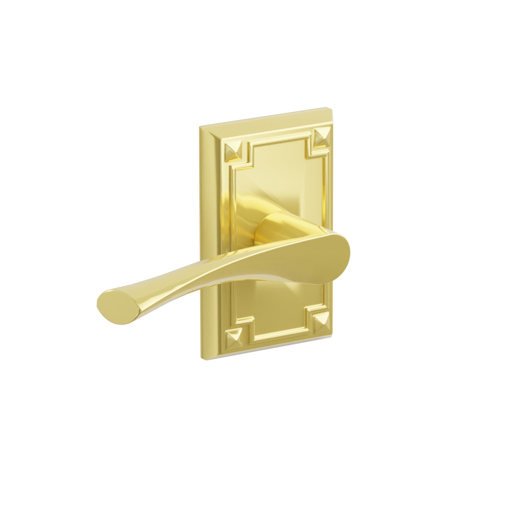 Emtek Turino Lever Set with Arts & Crafts Rosette