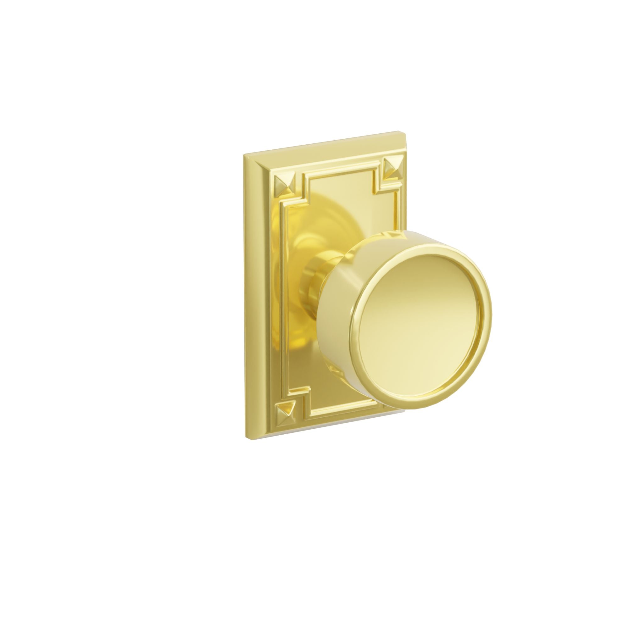 Emtek Concealed Fastener Verve Knob Set With Arts & Crafts Rosette