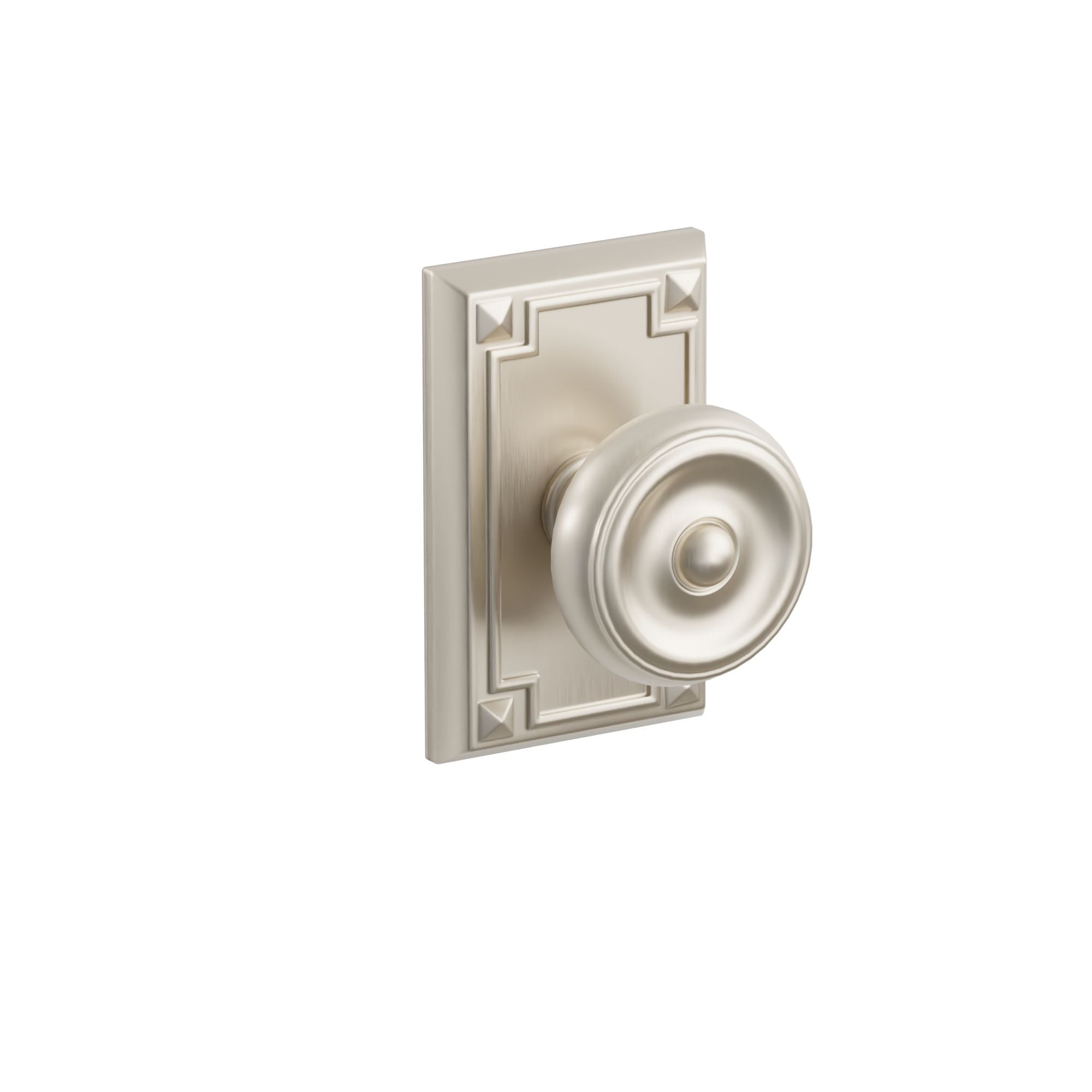 Emtek Waverly Knob Set with Arts & Crafts Rosette