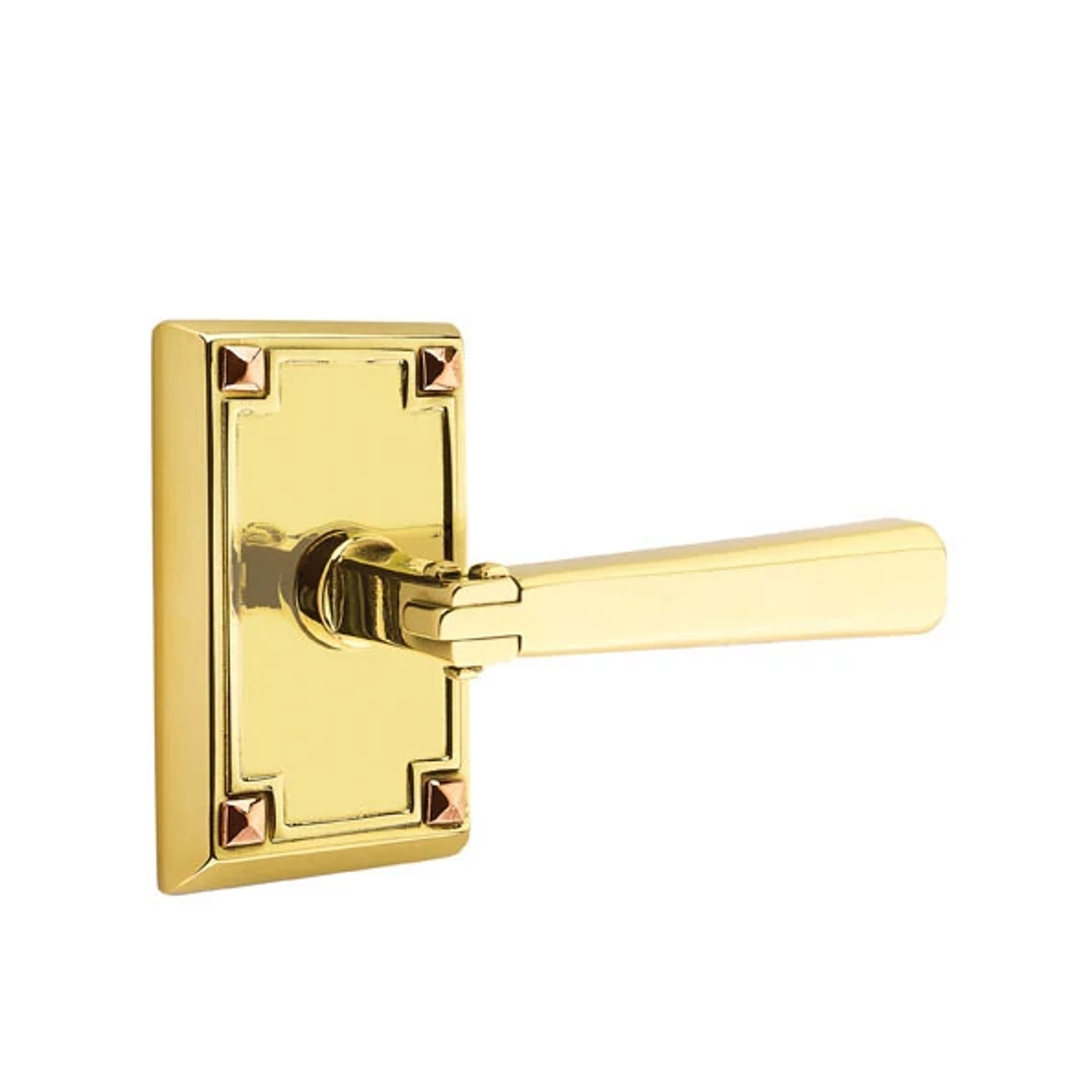 Emtek Concealed Fastener Arts & Crafts Lever Set with Arts & Crafts Rosette