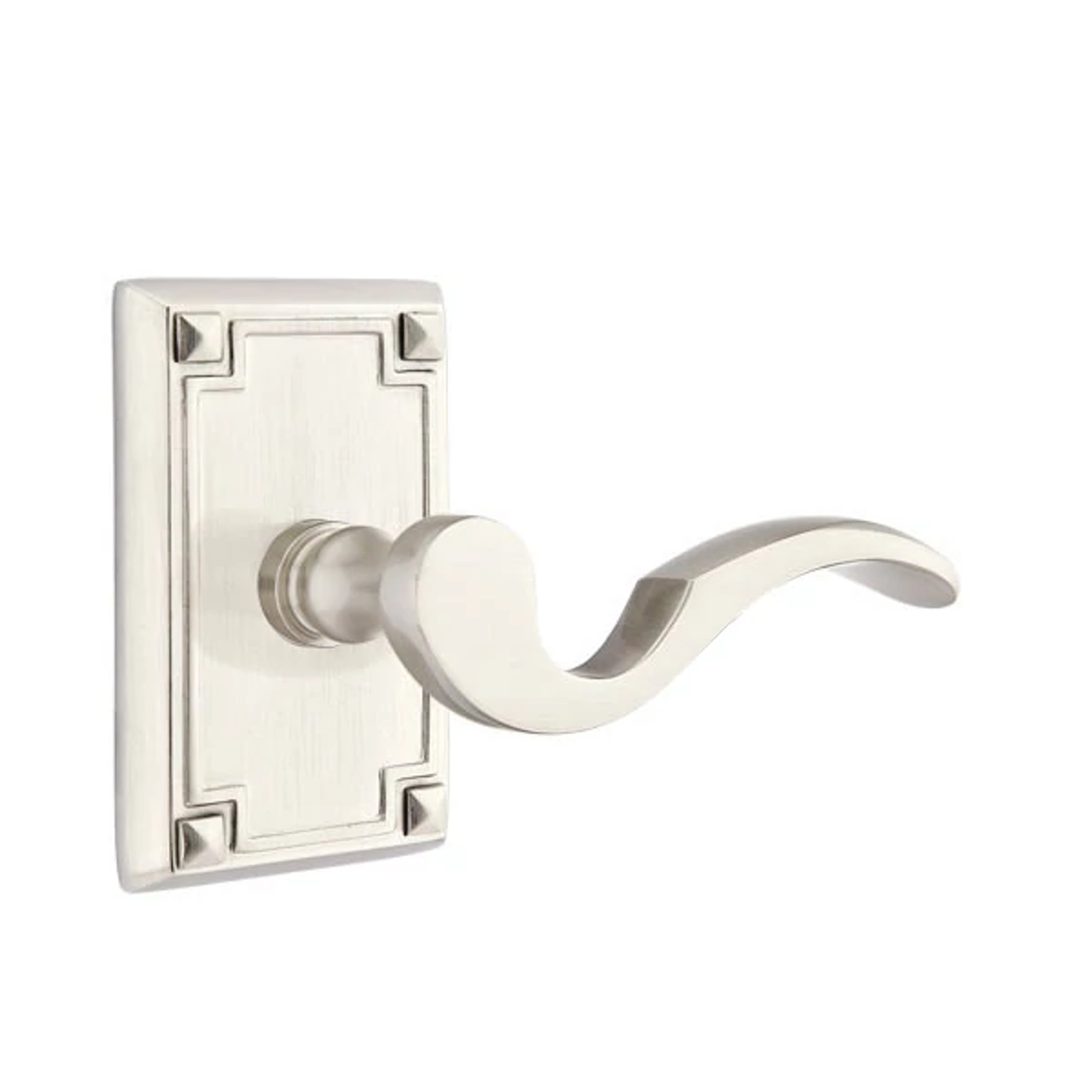 Emtek Cortina Lever Set with Arts & Crafts Rosette