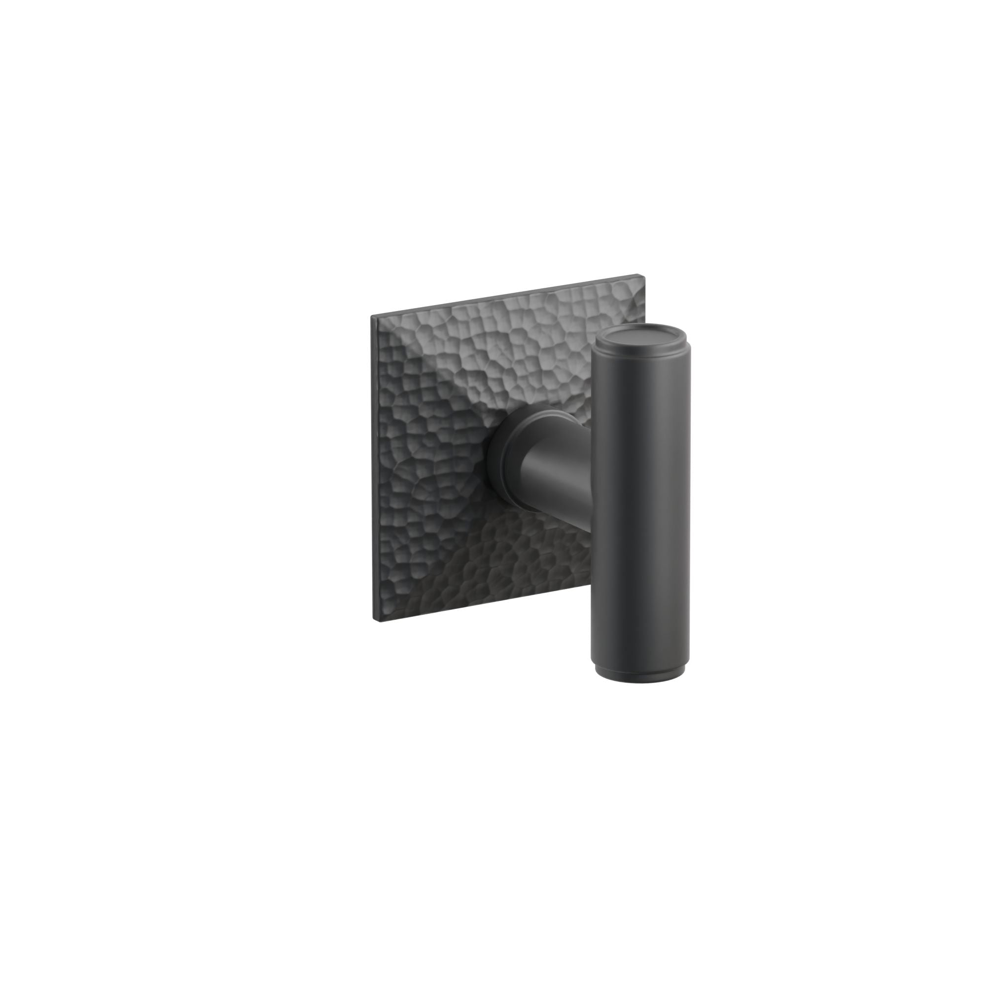 Emtek Concealed Fastener Ace Knob Set With Hammered Rosette