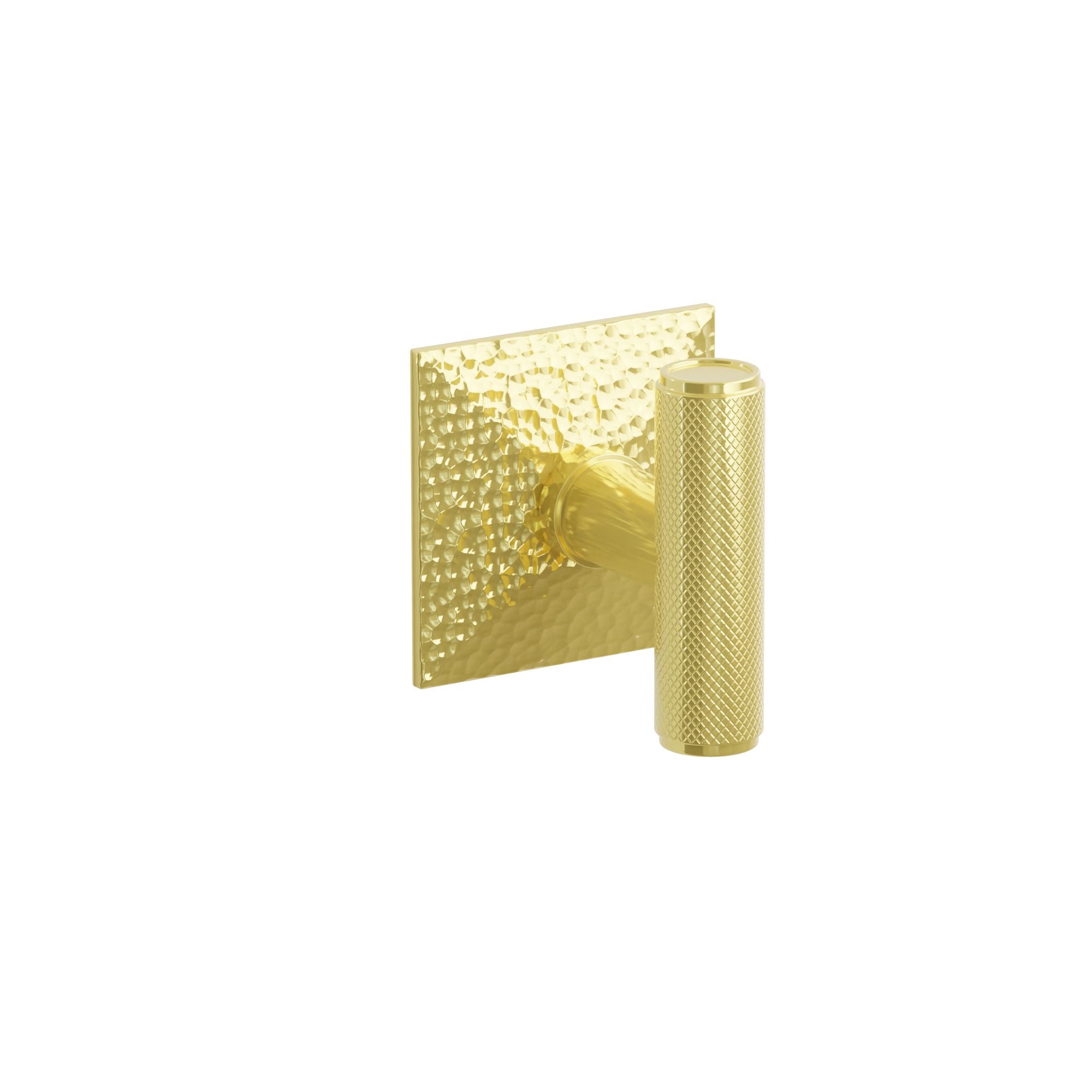 Emtek Ace Knurled Knob Set with Hammered Rosette