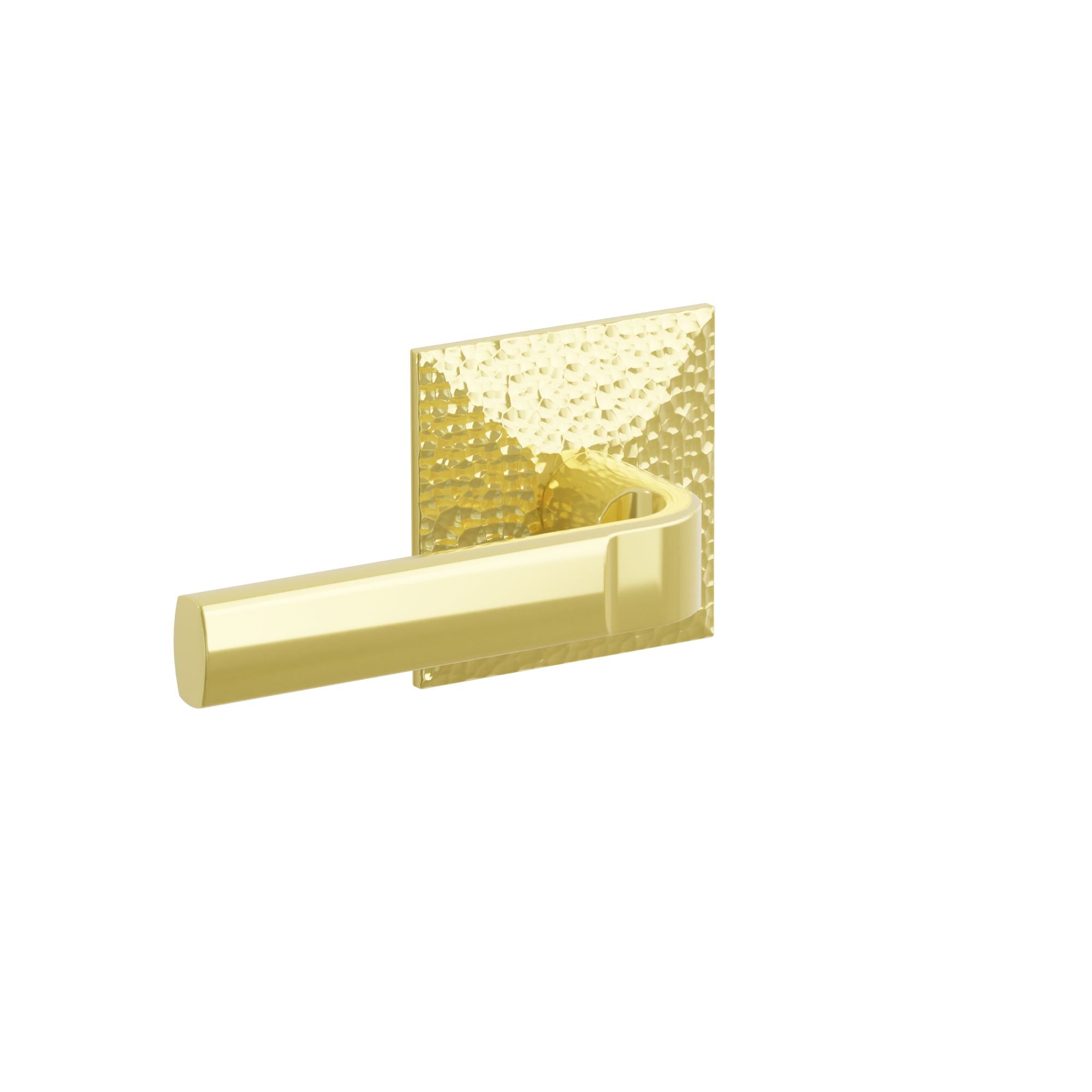 Emtek Aston Lever Set with Hammered Rosette