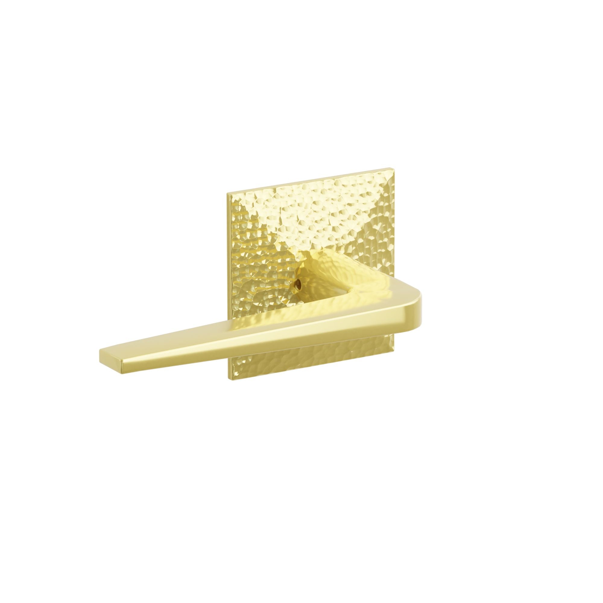 Emtek Concealed Fastener Athena Lever Set With Hammered Rosette