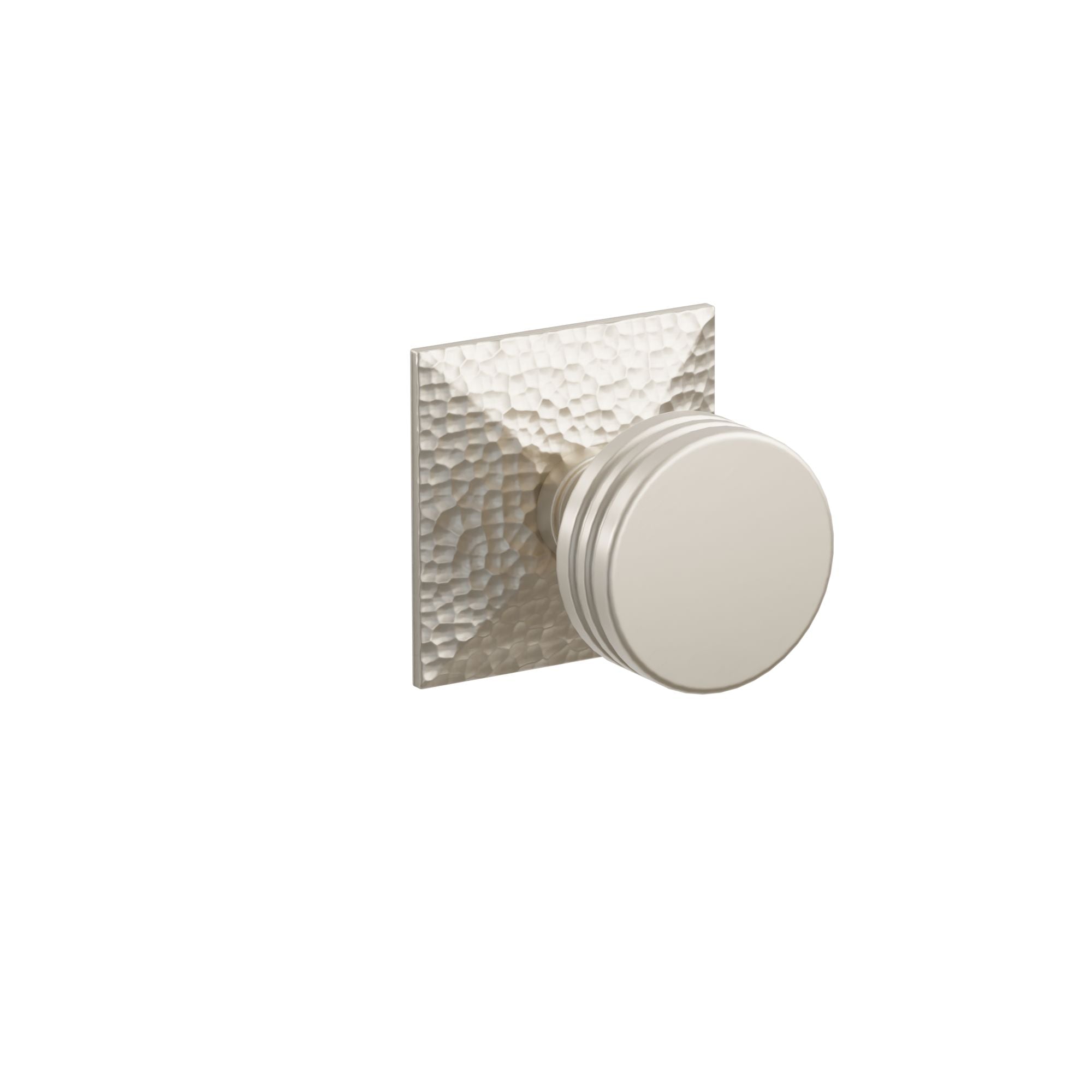 Emtek Concealed Fastener Bern Knob Set With Hammered Rosette