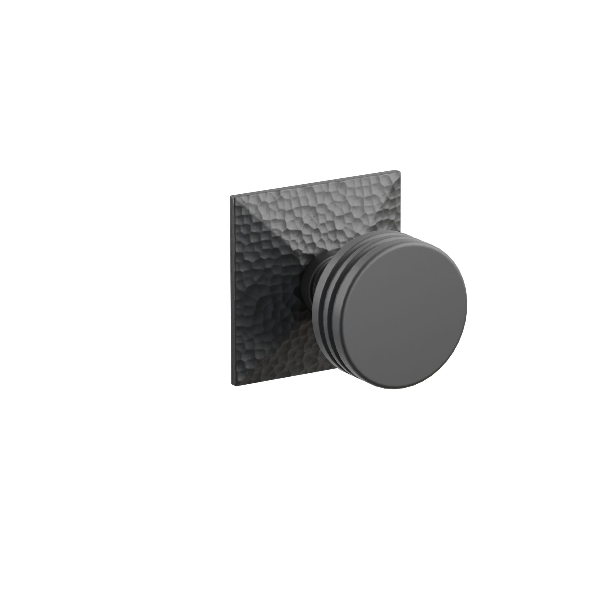 Emtek Bern Knob Set with Hammered Rosette