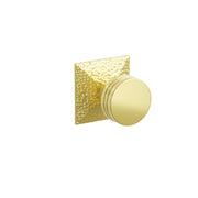 Emtek Bern Knob Set with Hammered Rosette