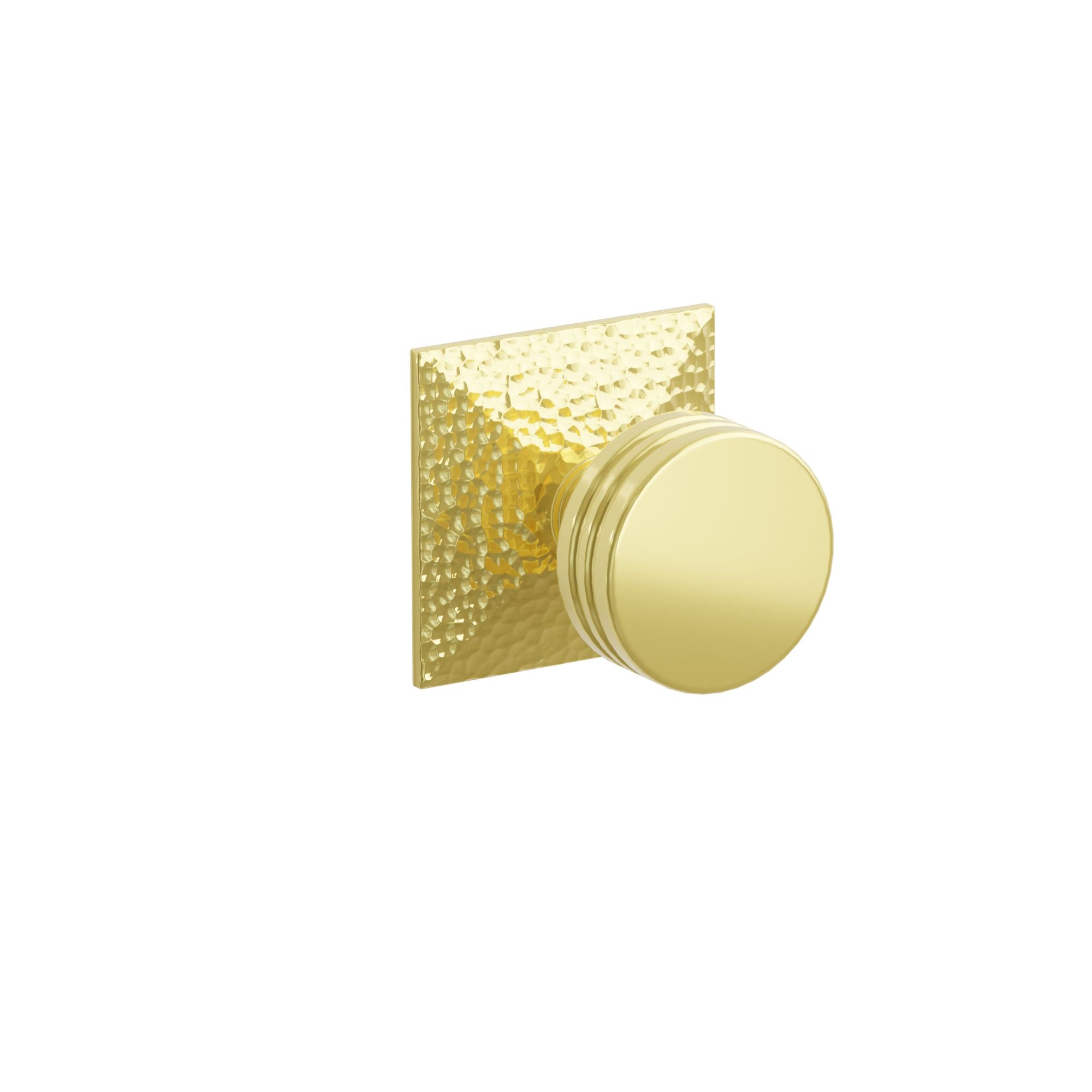 Emtek Bern Knob Set with Hammered Rosette