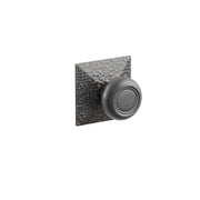 Emtek Concealed Fastener Belmont Knob Set With Hammered Rosette