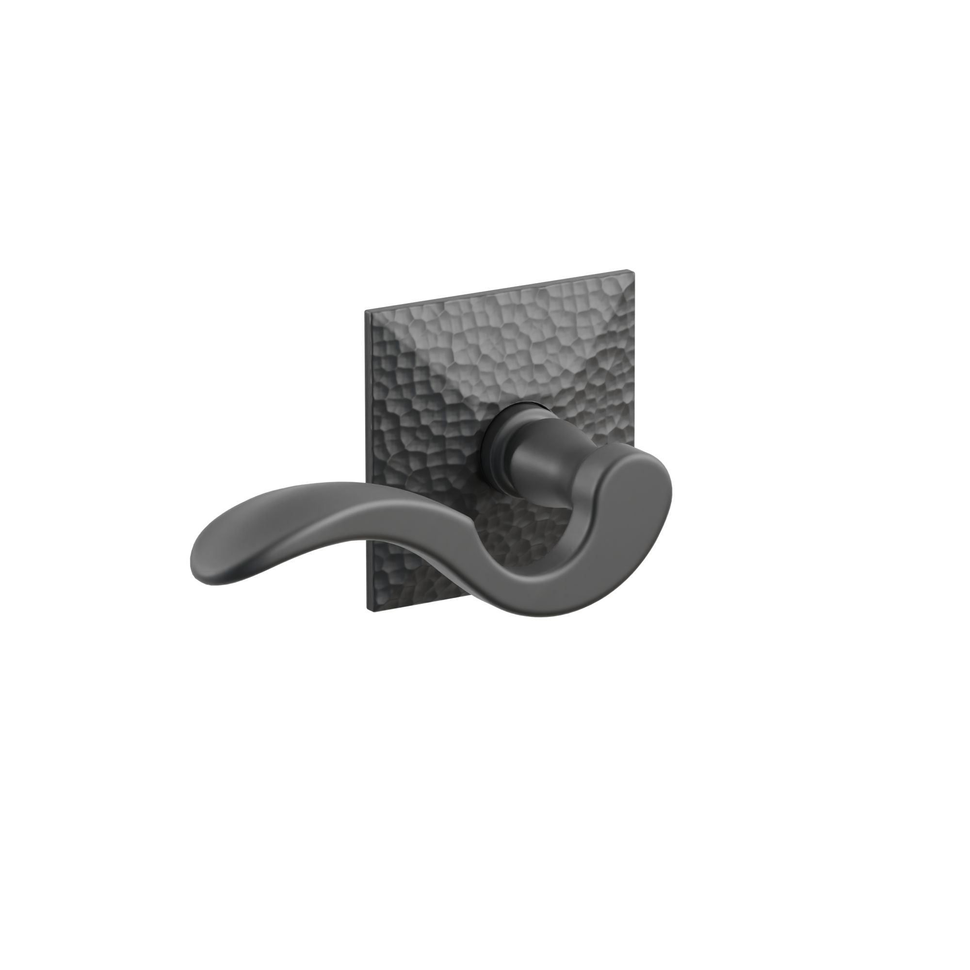 Emtek Cortina Lever Set with Hammered Rosette