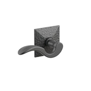 Emtek Concealed Fastener Cortina Lever Set With Hammered Rosette