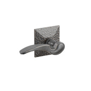 Emtek Basel Lever Set with Hammered Rosette