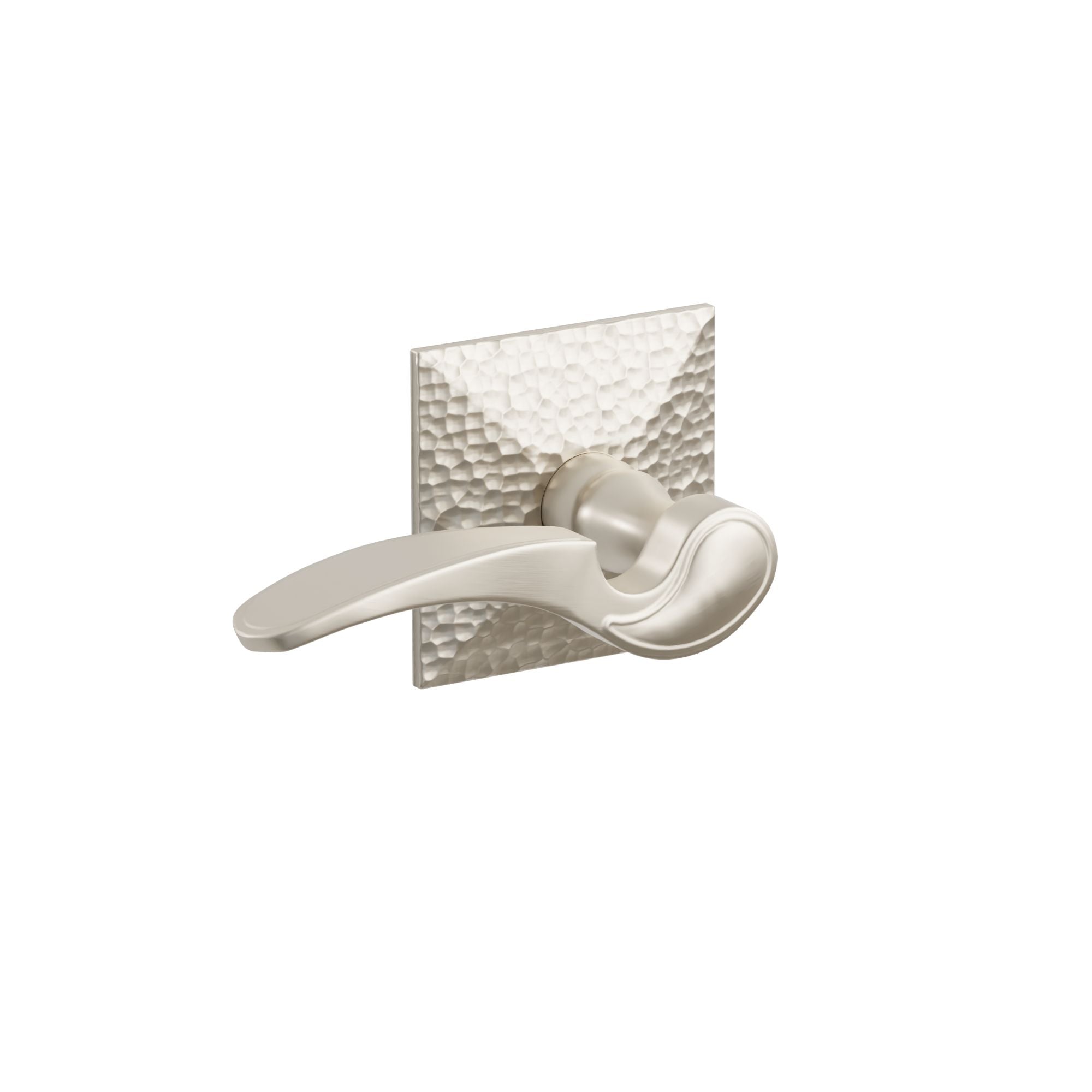 Emtek Cortina Lever Set with Hammered Rosette