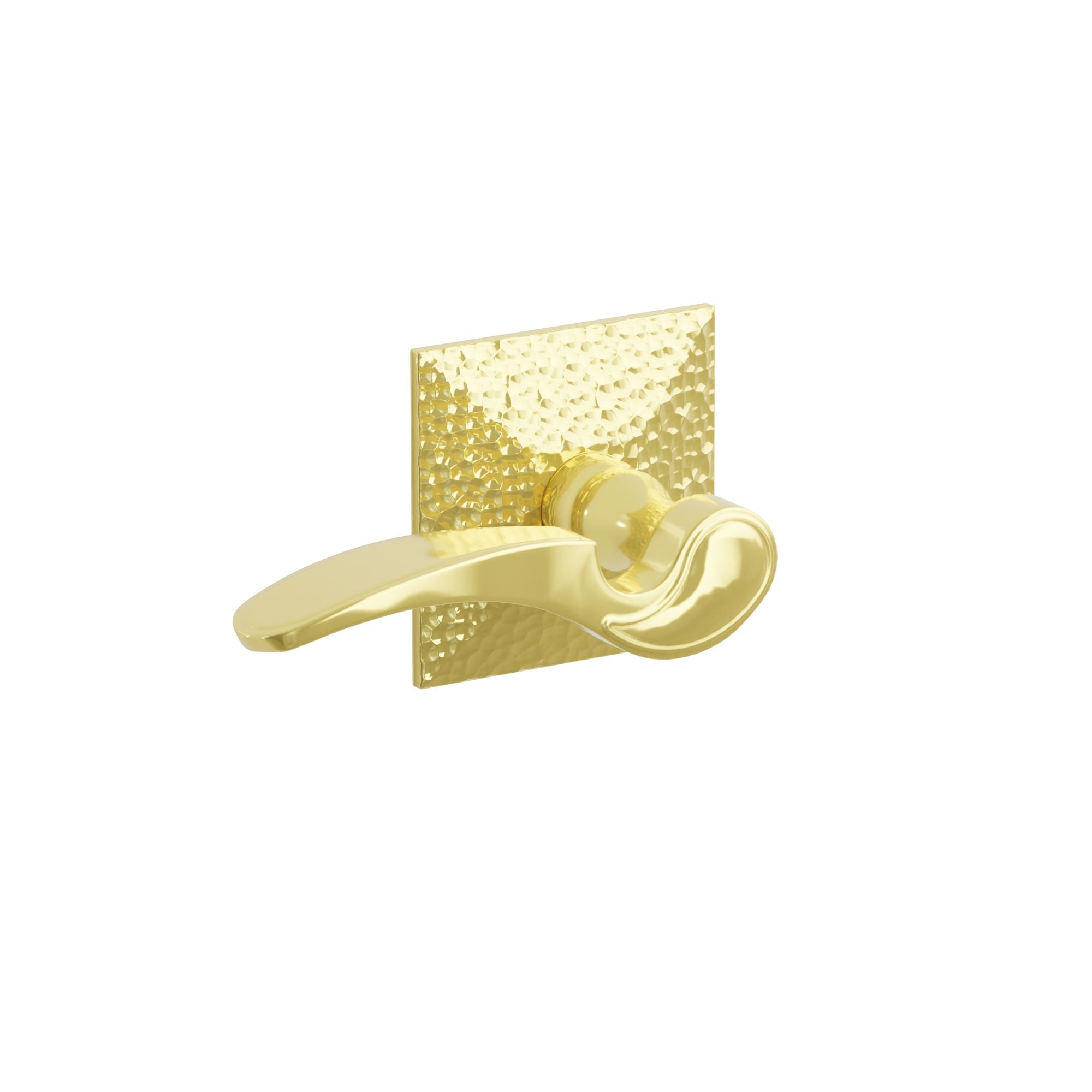 Emtek Concealed Fastener Coventry Lever Set With Hammered Rosette