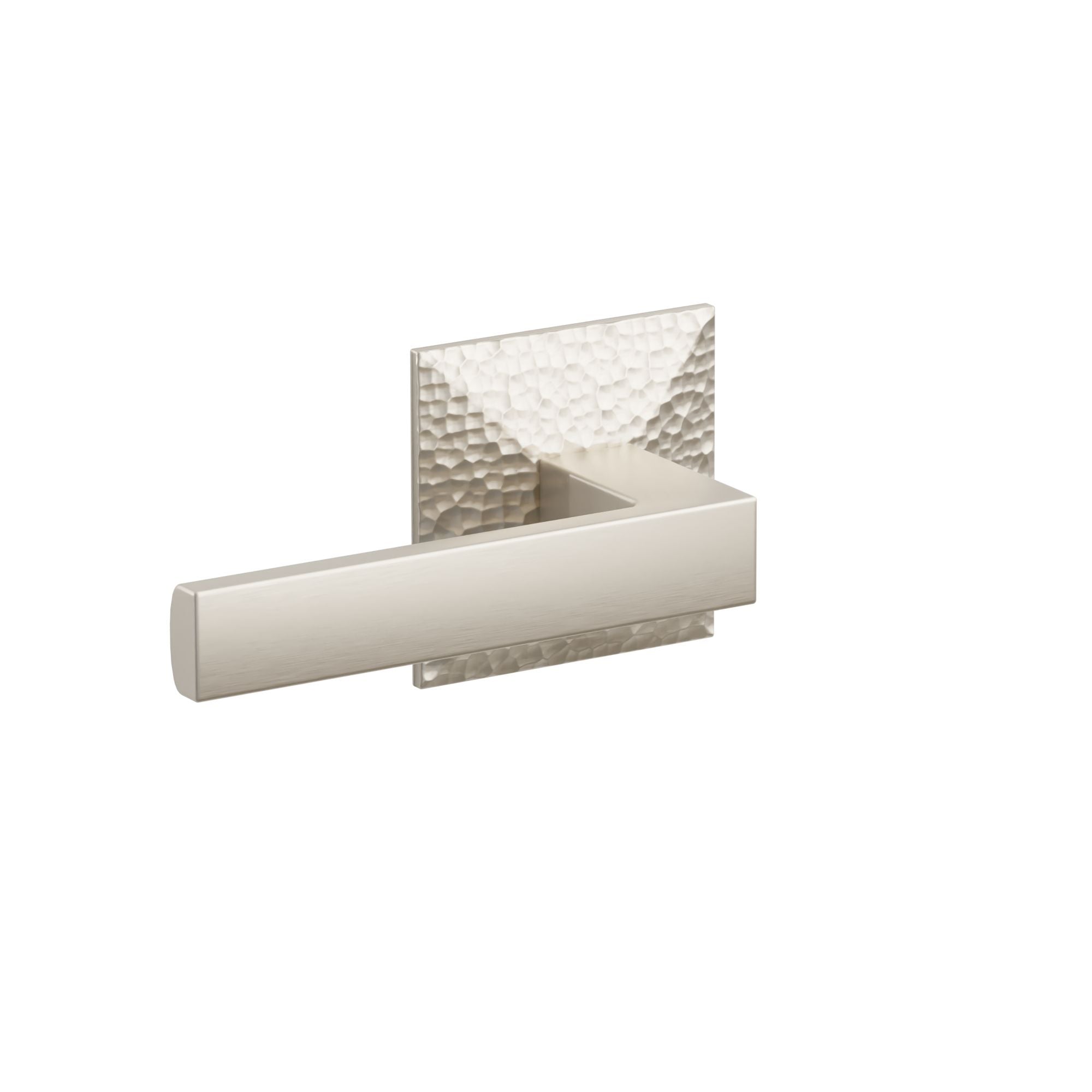 Emtek Concealed Fastener Dumont Lever Set With Hammered Rosette