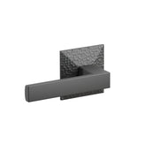 Emtek Concealed Fastener Dumont Lever Set With Hammered Rosette