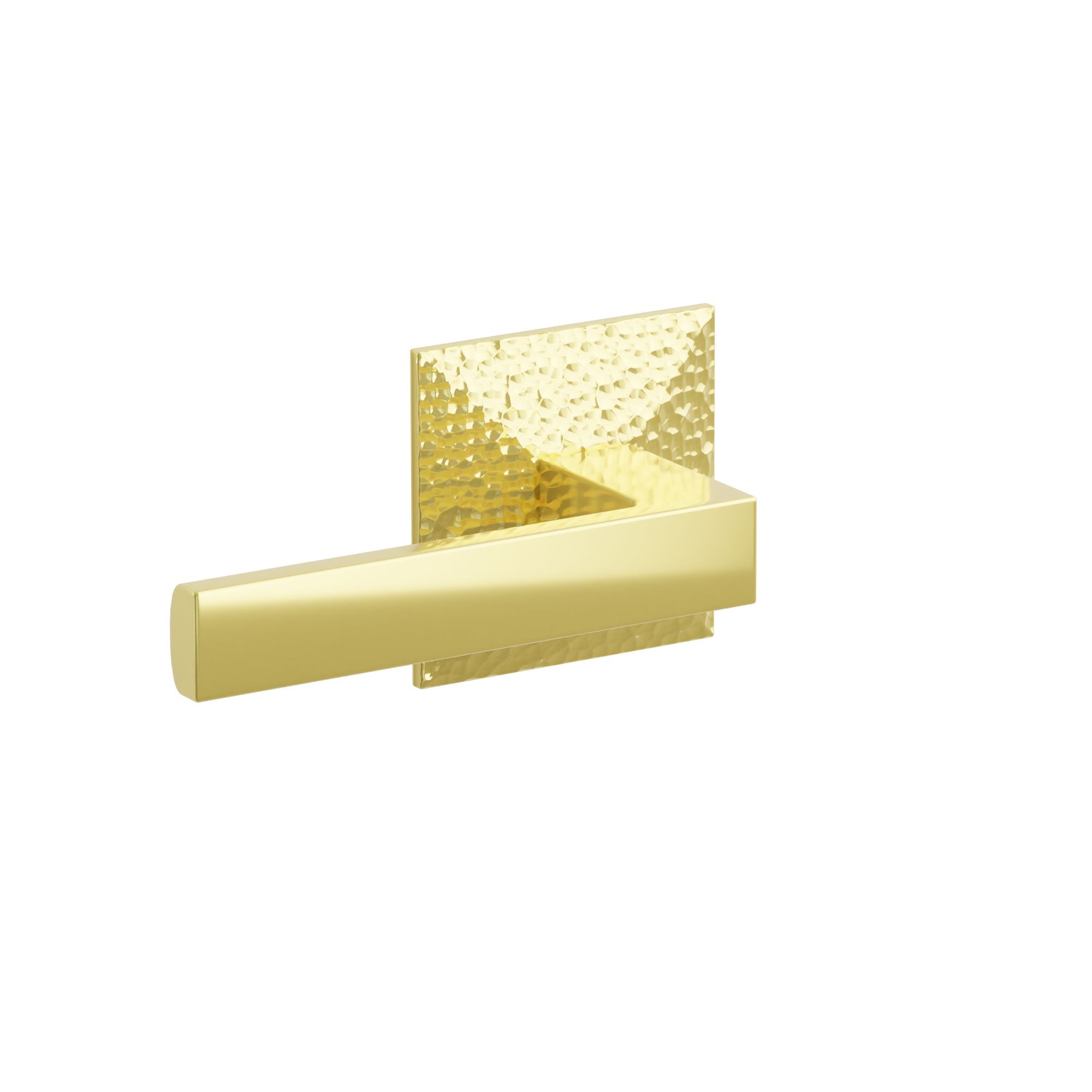 Emtek Concealed Fastener Dumont Lever Set With Hammered Rosette