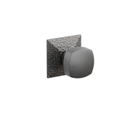 Emtek Freestone Knob Set with Hammered Rosette