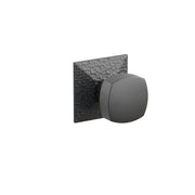 Emtek Concealed Fastener Freestone Knob Set With Hammered Rosette