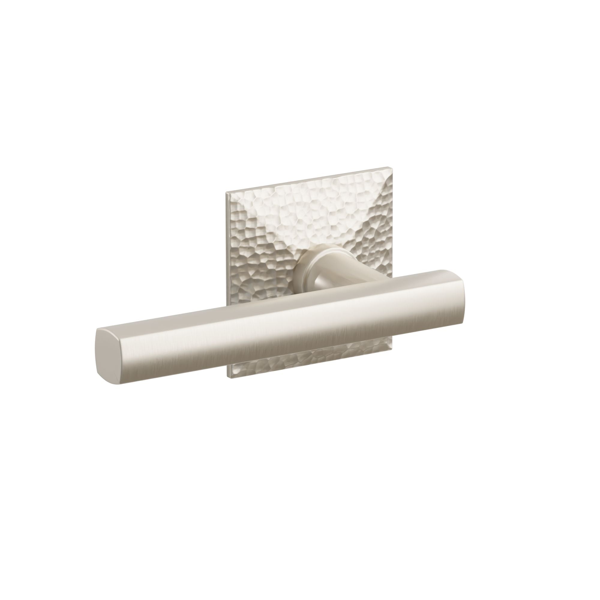 Emtek Freestone Lever Set with Hammered Rosette