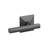 Emtek Concealed Fastener Freestone Lever Set With Hammered Rosette