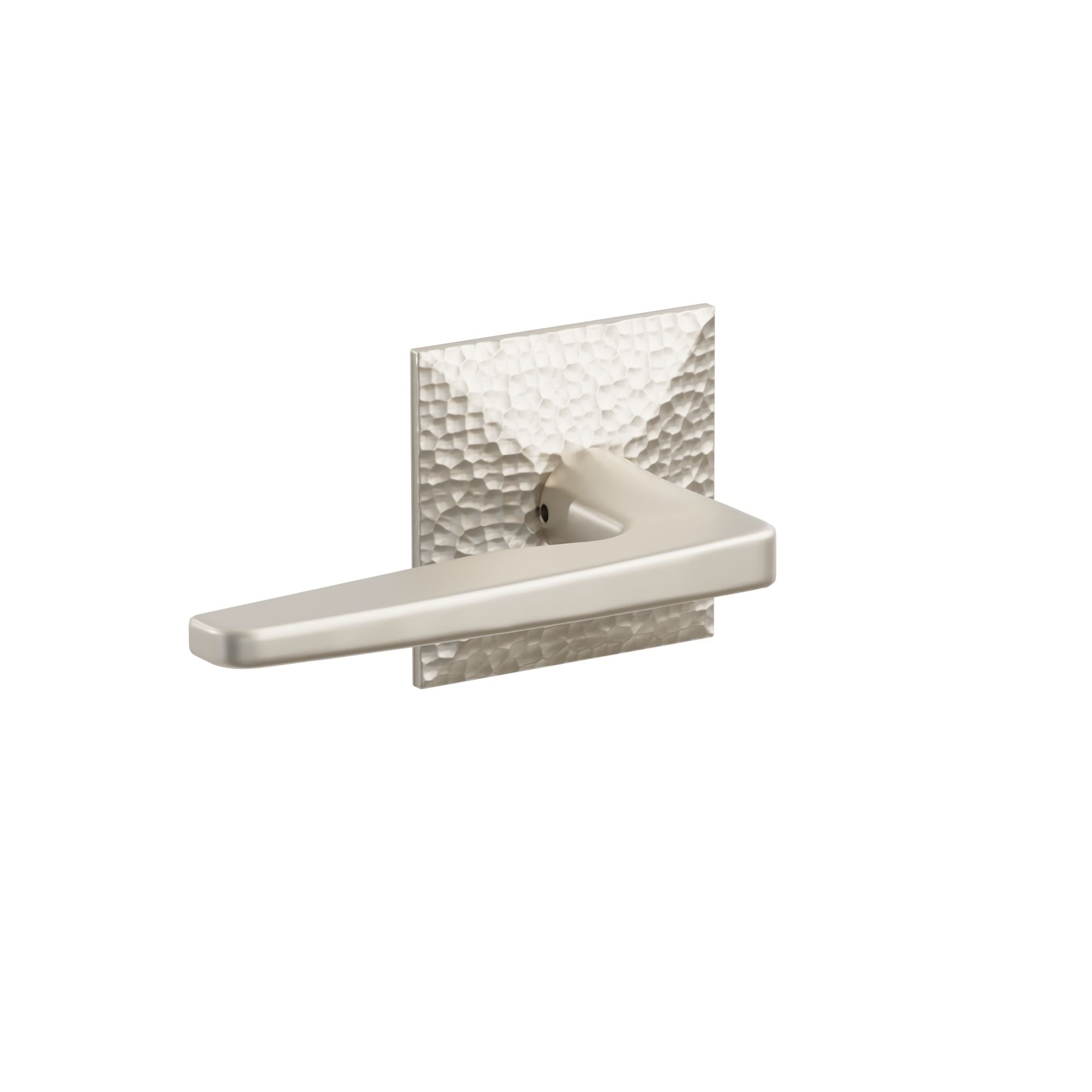 Emtek Hermes Lever Set with Hammered Rosette