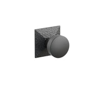 Emtek Laurent Knob Set with Hammered Rosette