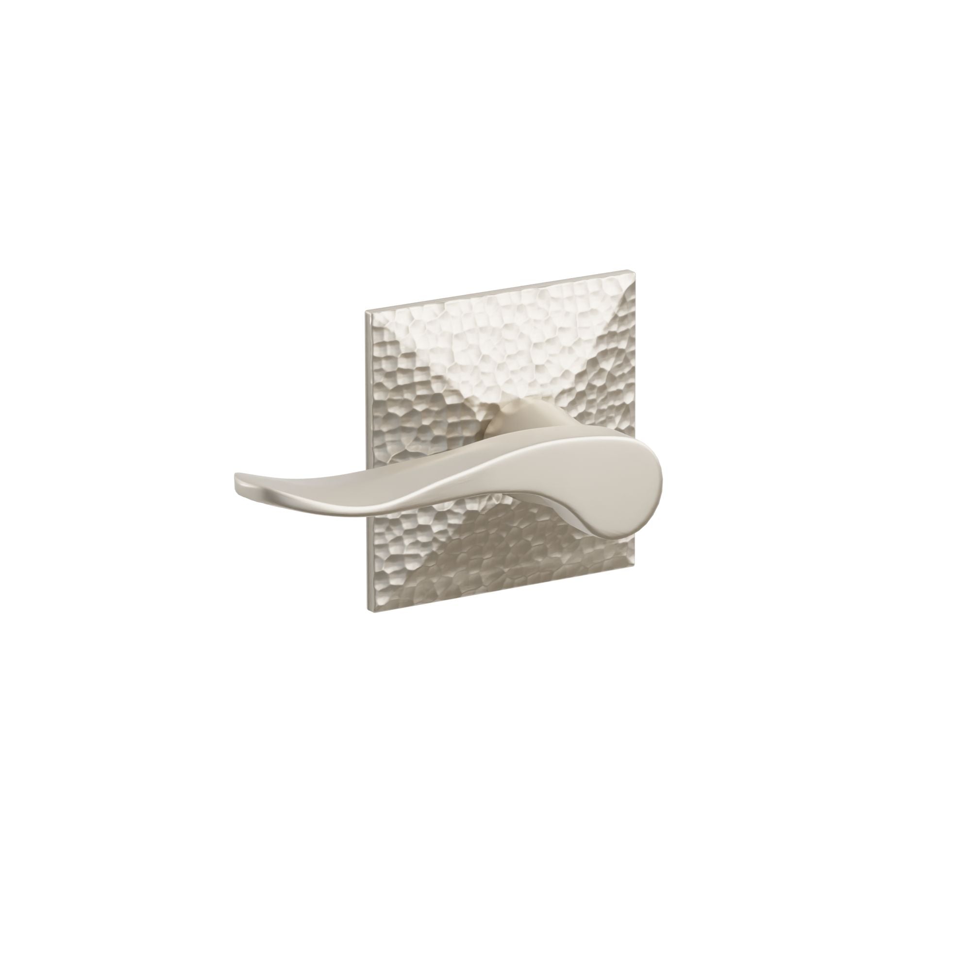 Emtek Concealed Fastener Luzern Lever Set With Hammered Rosette