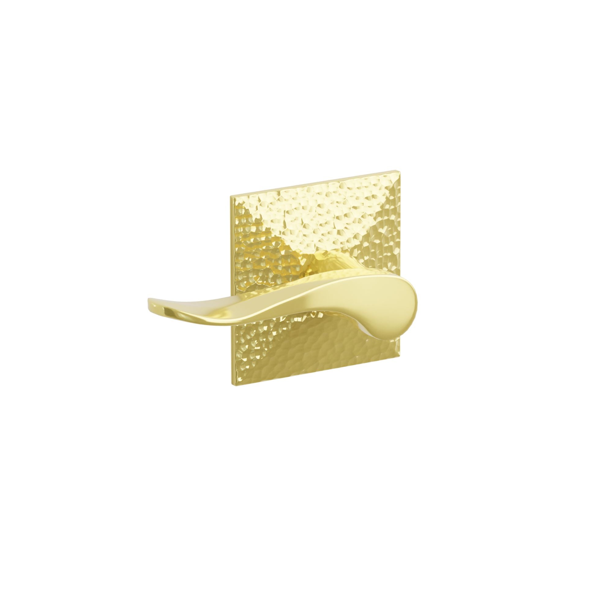 Emtek Concealed Fastener Luzern Lever Set With Hammered Rosette