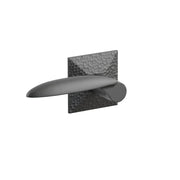 Emtek Concealed Fastener Mercury Lever Set With Hammered Rosette