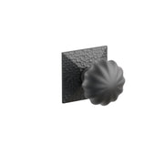 Emtek Concealed Fastener Melon Knob Set With Hammered Rosette
