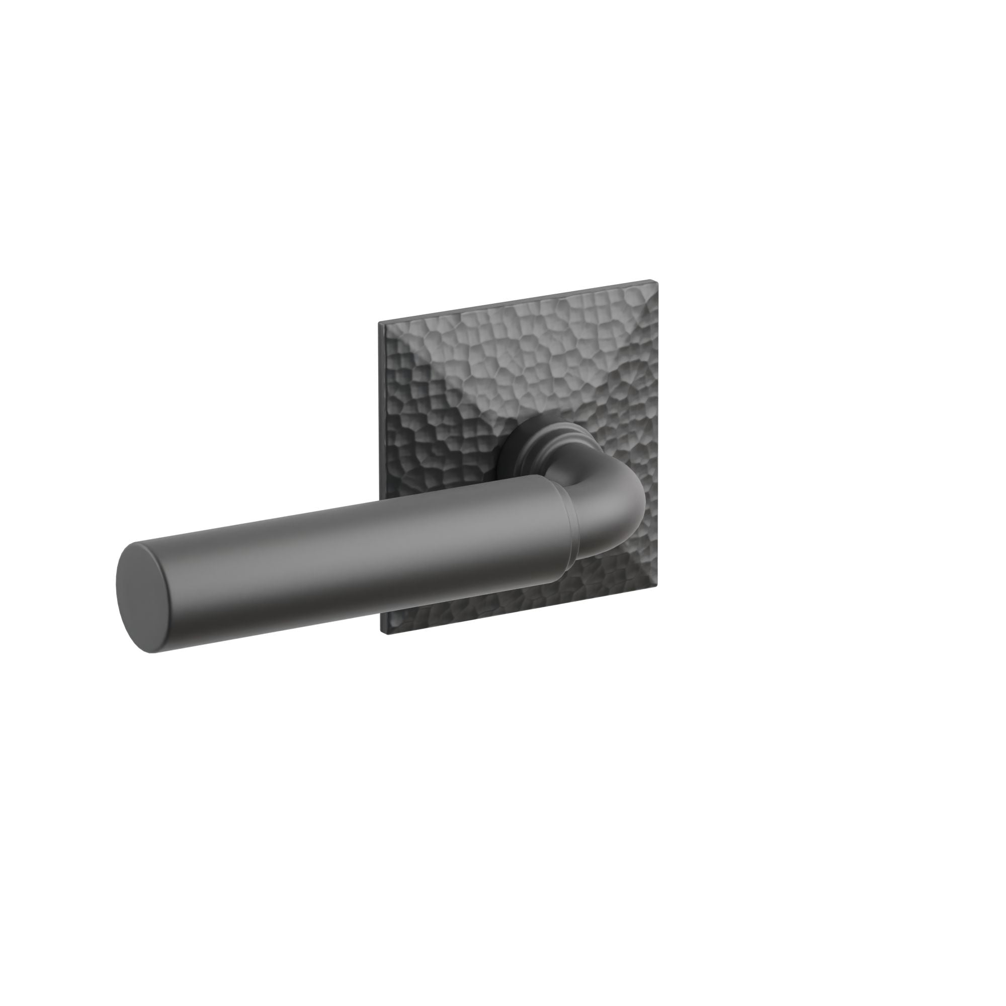 Emtek Concealed Fastener Manning Lever Set With Hammered Rosette